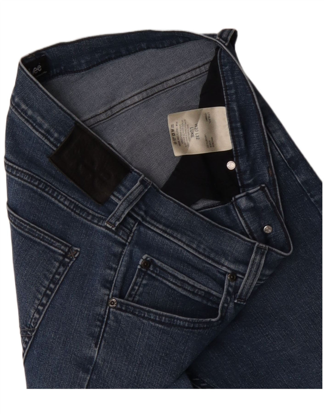 LEE Dame Luke Skinny Jeans W30 L32 Blå Bomuld