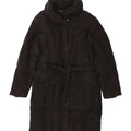 BEST COMPANY Womens Padded Coat UK 16 Large Black Polyester Vintage Best Company and Second-Hand Best Company from Messina Hembry 