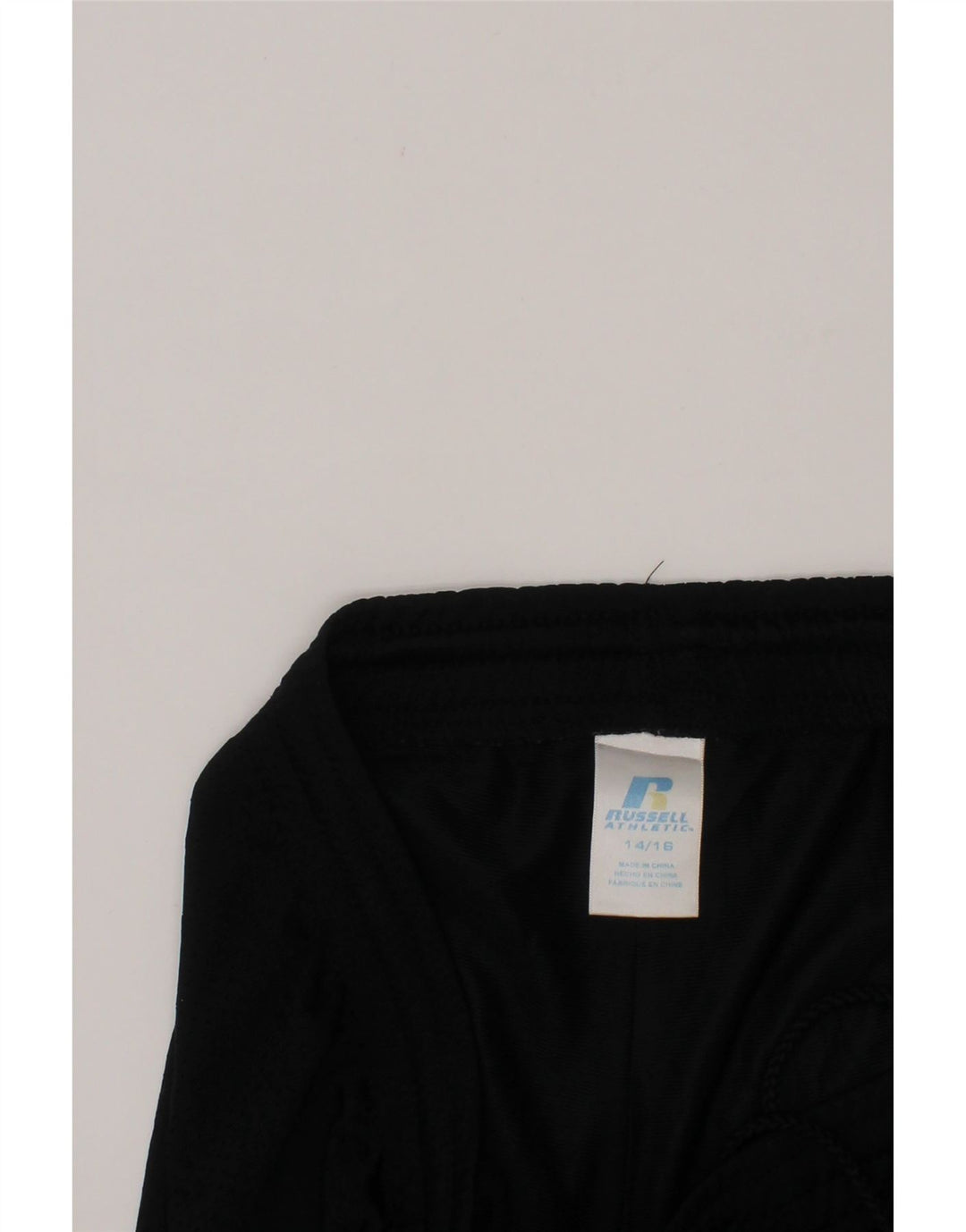 RUSSELL ATHLETIC Boys Sport Shorts 14-15 Years  Black Polyester Vintage Russell Athletic and Second-Hand Russell Athletic from Messina Hembry 
