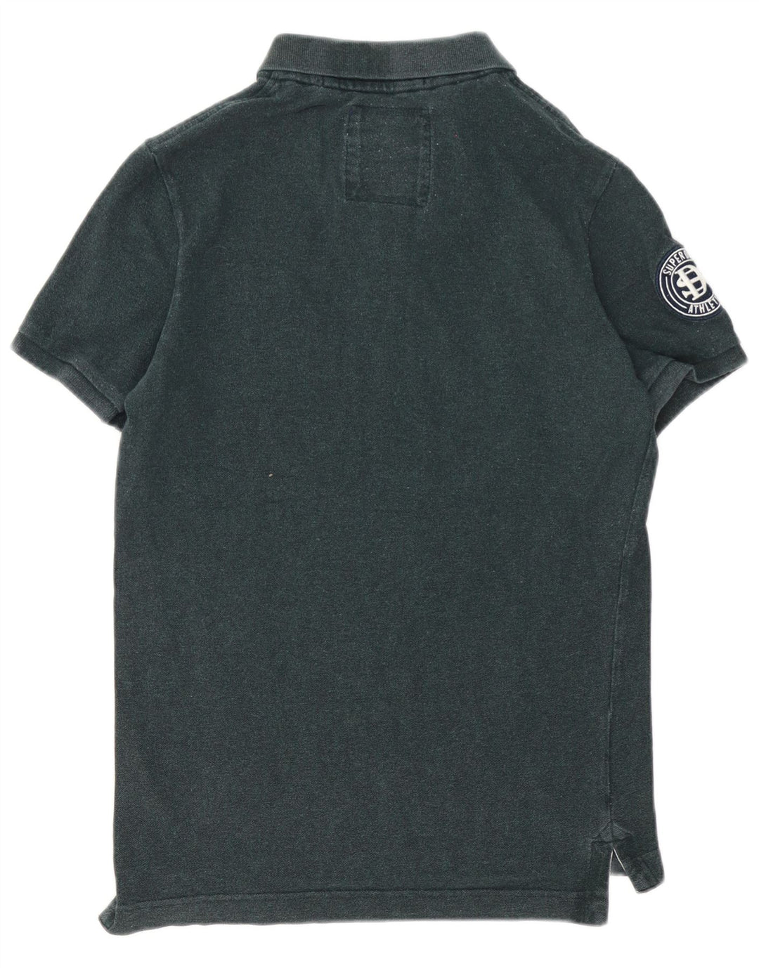 Superdry grafisk poloshirt til mænd mellemgrøn bomuld