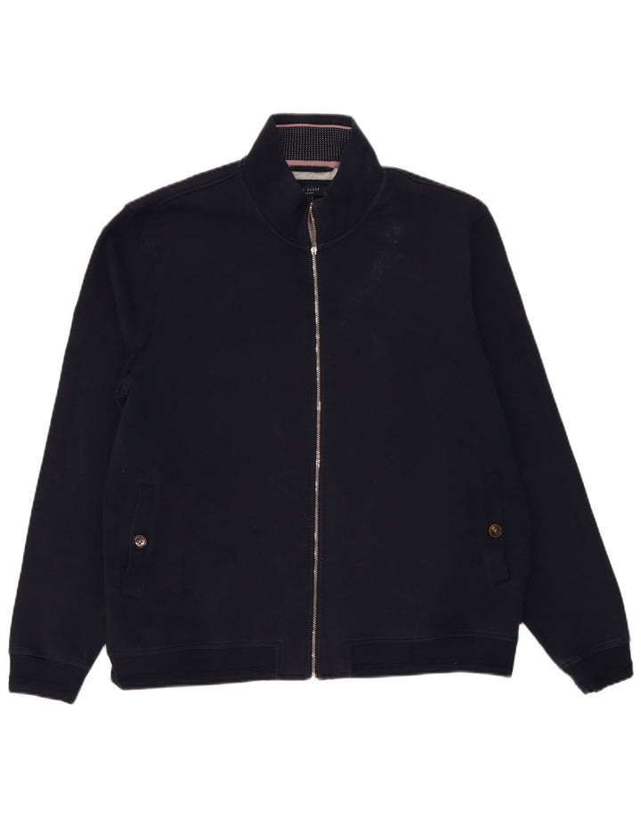 Ted Baker Herre træningsdragt Top jakke Størrelse 7 3XL Navy Blue Bomuld