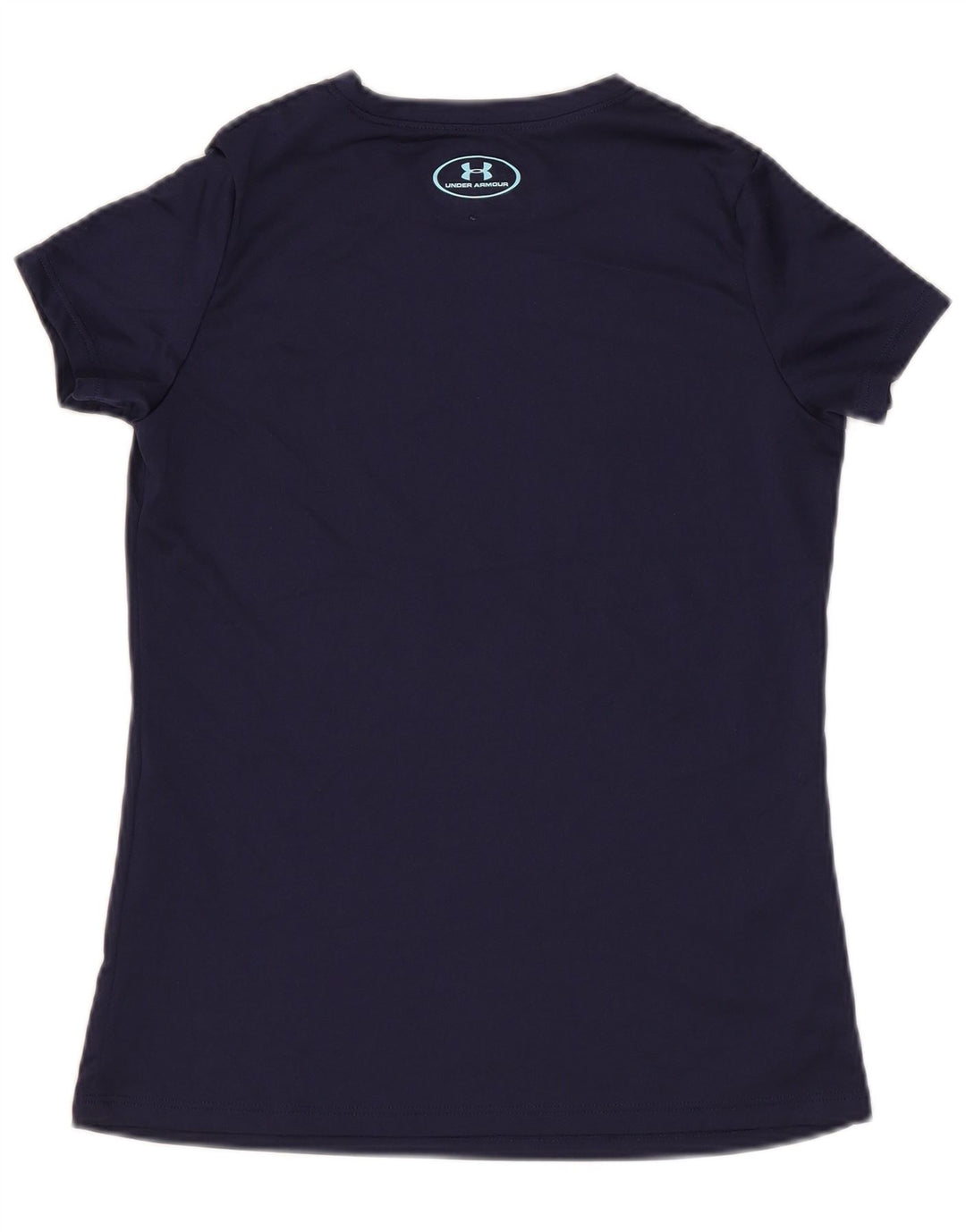 Under Armour Boys Heat Gear Grafisk T-shirt Top 9-10 år Medium Navy Blue