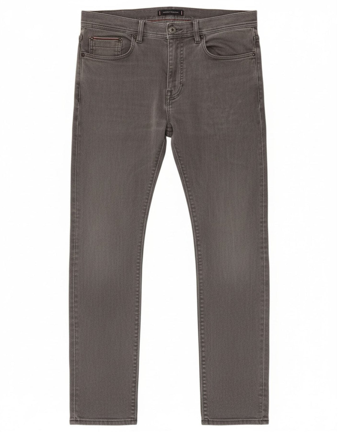 Tommy Hilfiger Herre Bleecker Slim Jeans W32 L32 Grå Bomuld