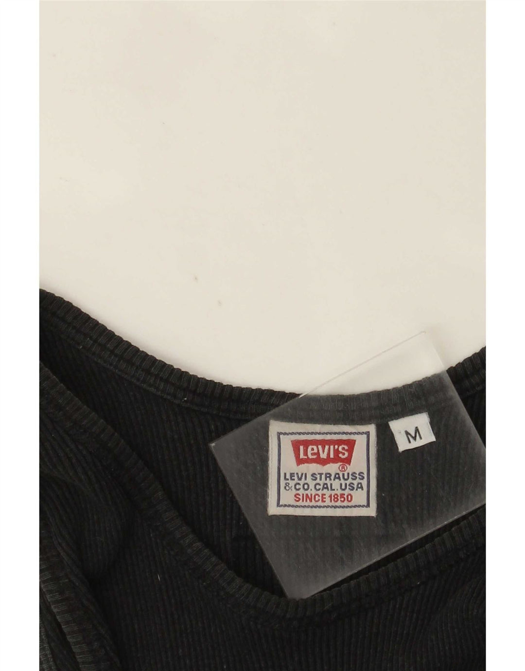 Levi's Damevest Top UK 12 Medium Sort Bomuld
