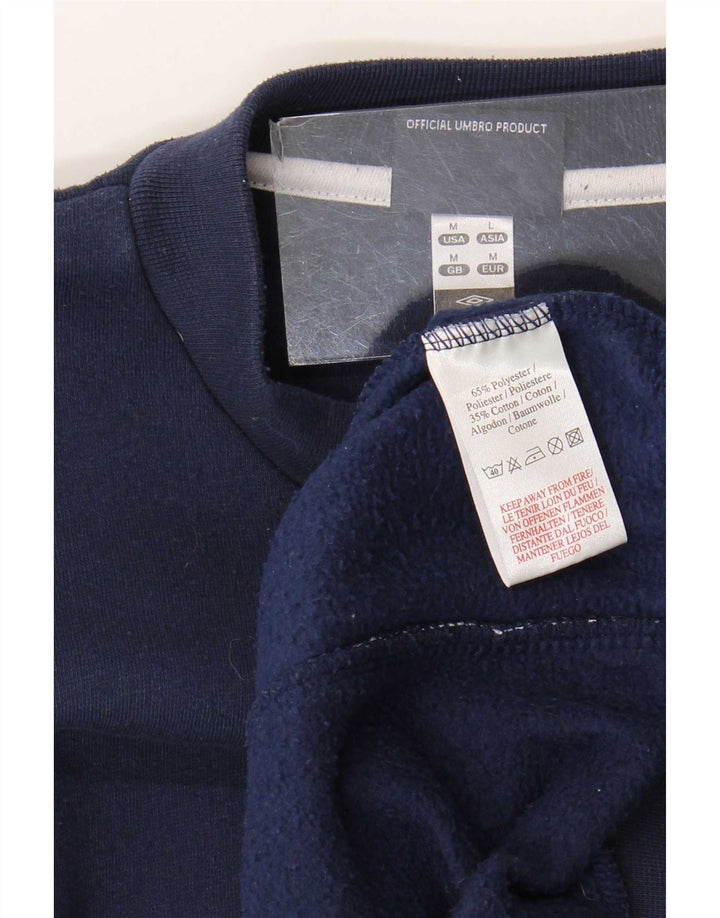Umbro Herre Sweatshirt Jumper Medium Marineblå Polyester