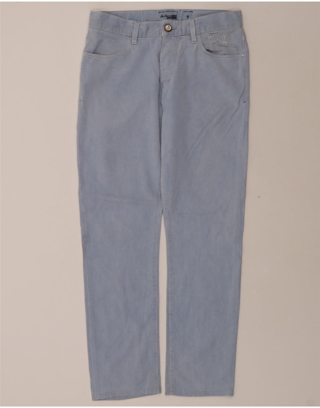 JECKERSON Mens Straight Jeans W30 L29 Blue Lyocell Vintage Jeckerson and Second-Hand Jeckerson from Messina Hembry 