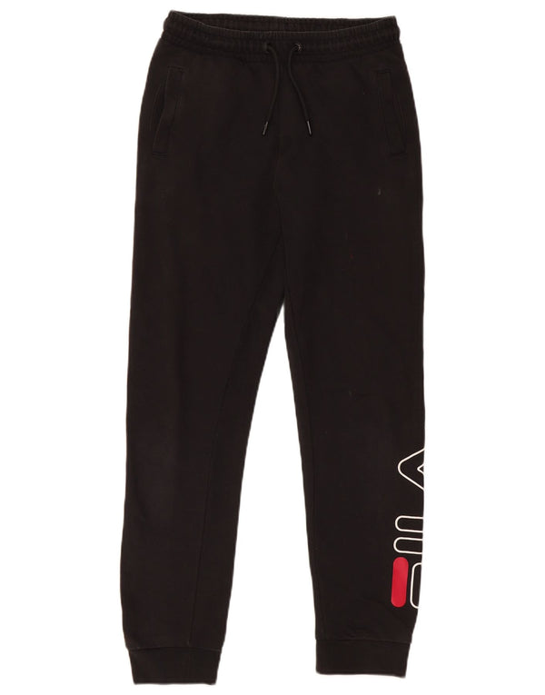 Fila Boys Grafisk træningsdragt Bukser Joggers 11-12 år Sort Bomuld