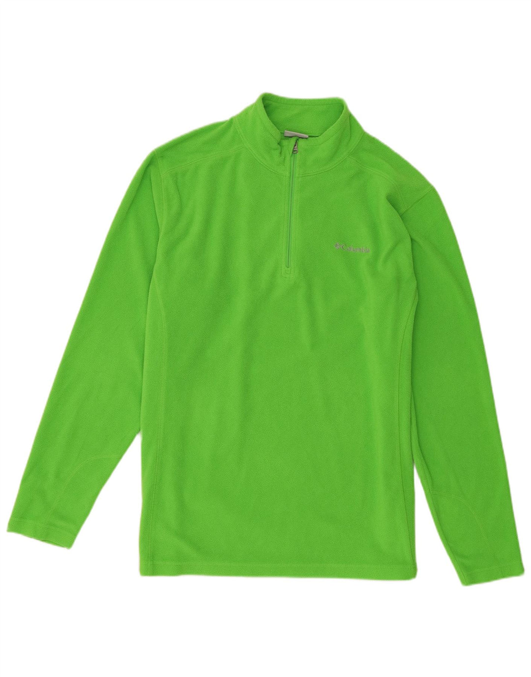 Columbia herre lynlås hals fleece jumper stor grøn polyester