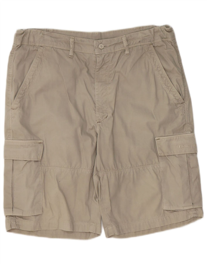 Champion Herre Cargo Shorts Large W36 Grøn Bomuld