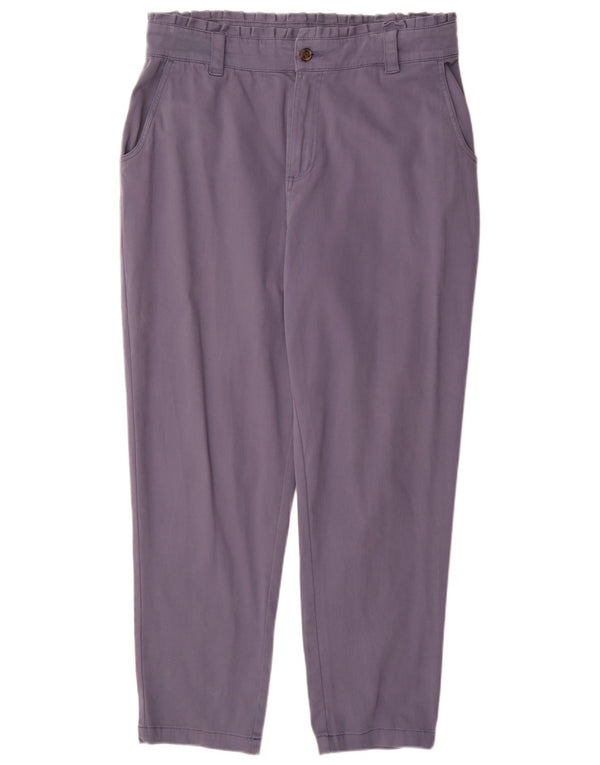 Animal Kvinder Højtaljet tilspidsede Casual Bukser UK 16 Large W34 L30 Blue