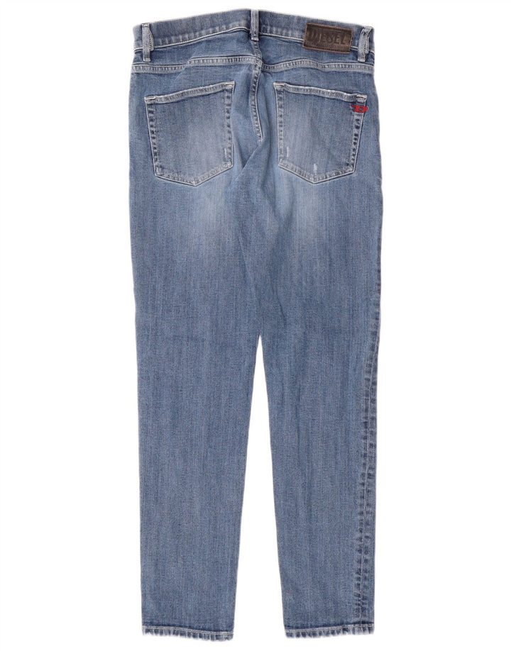 DIESEL Dame D-Strukt Slim Jeans W31 L30 Blå Bomuld