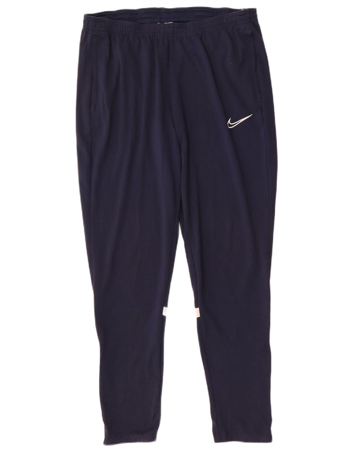 Nike Herre Dri Fit træningsdragt Bukser Medium Navy Blue Polyester