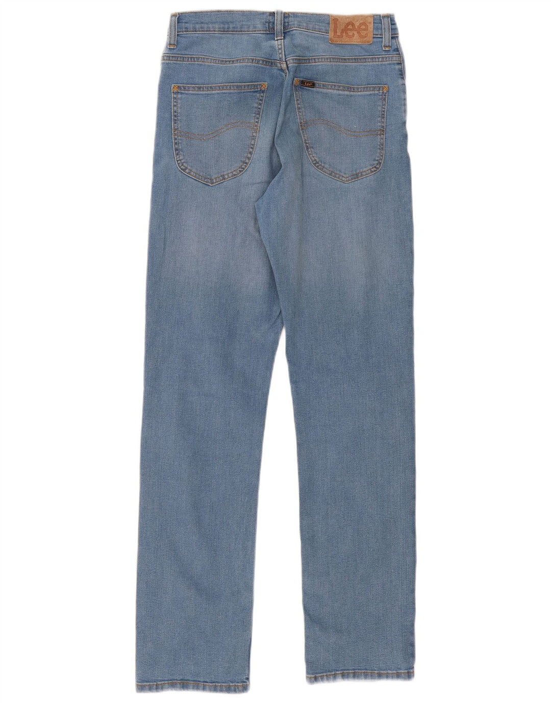 Lee Mens Brooklyn Straight Jeans W30 L32 Blå Bomuld