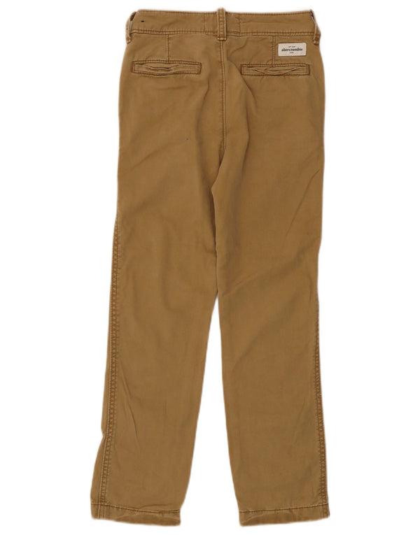 Abercrombie & Fitch lige chinobukser til drenge 7-8 år W24 L24 Beige