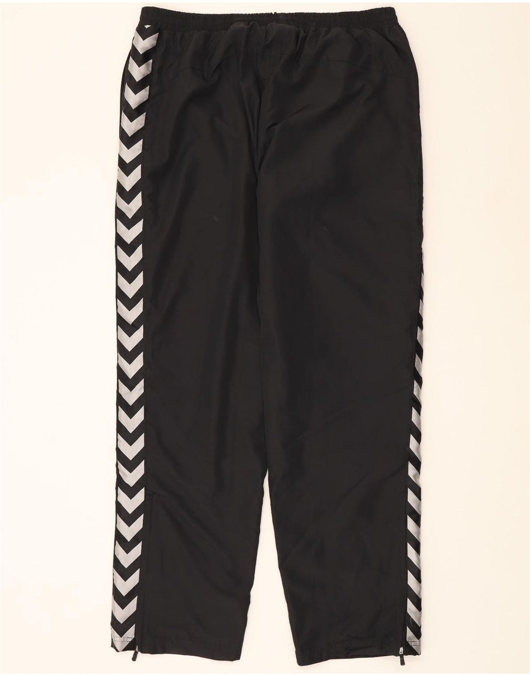 HUMMEL Mens Graphic Tracksuit Trousers 2XL  Black Polyester Vintage Hummel and Second-Hand Hummel from Messina Hembry 