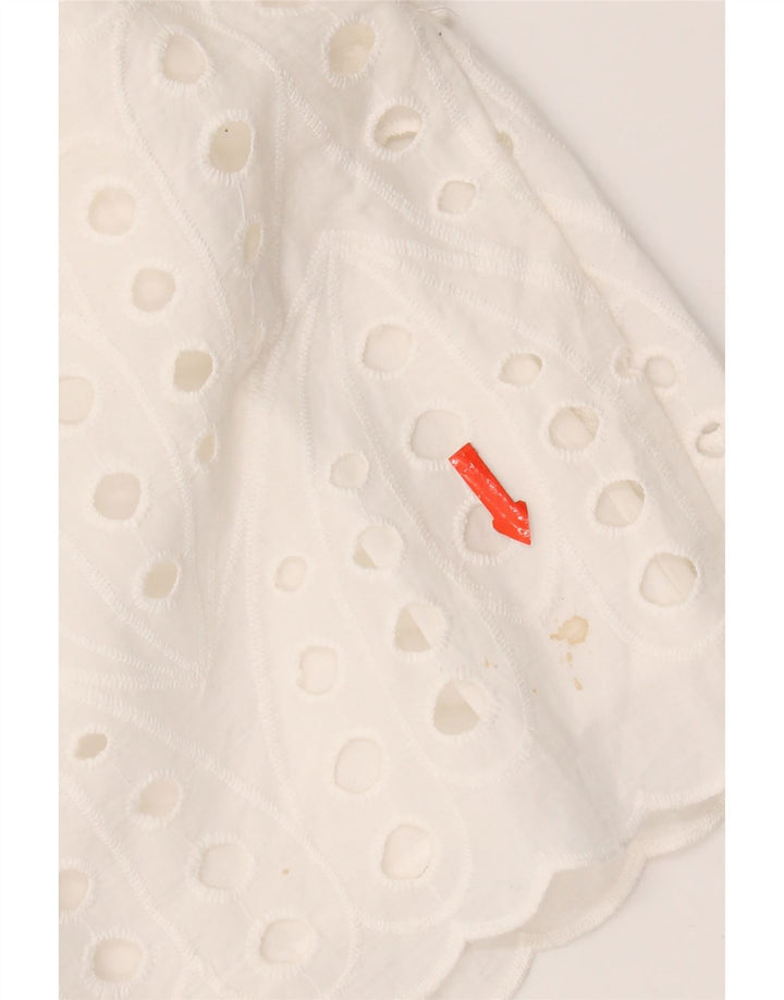 Zara skjortekjole til kvinder UK 14 Medium White
