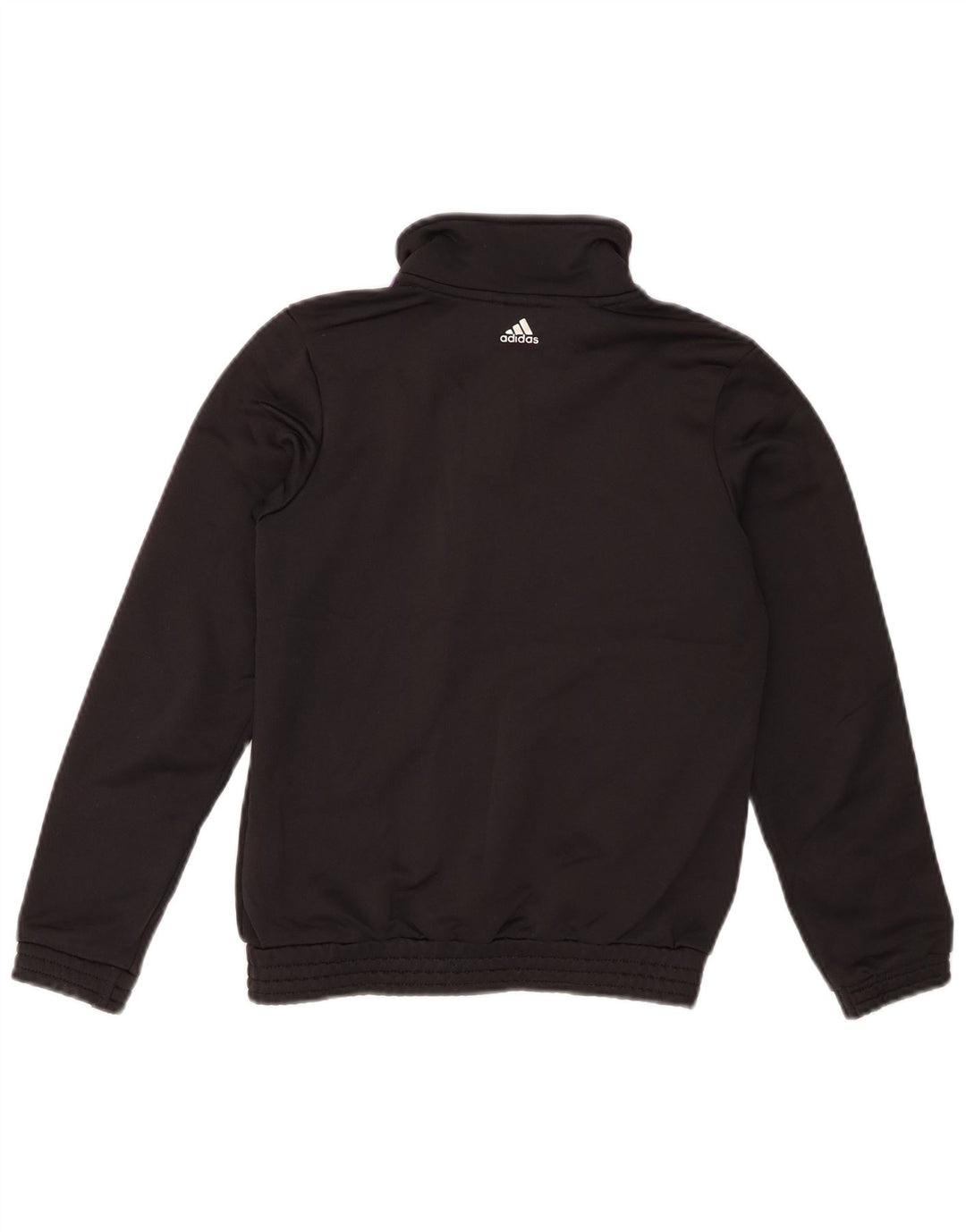 Adidas piger grafisk træningsdragt topjakke 9-10 år sort polyester
