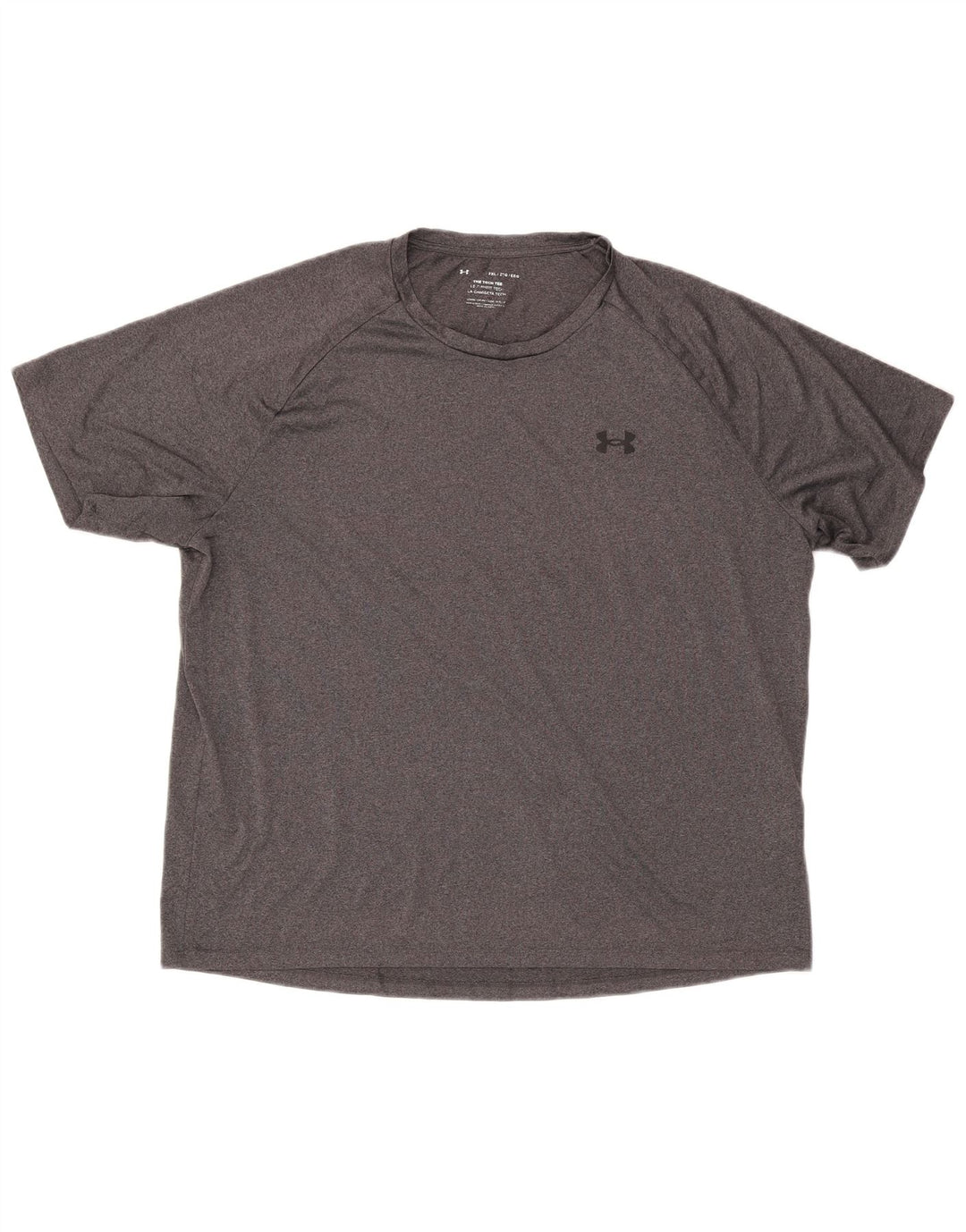Under Armour Herre T-Shirt Top 2XL Grå Polyester