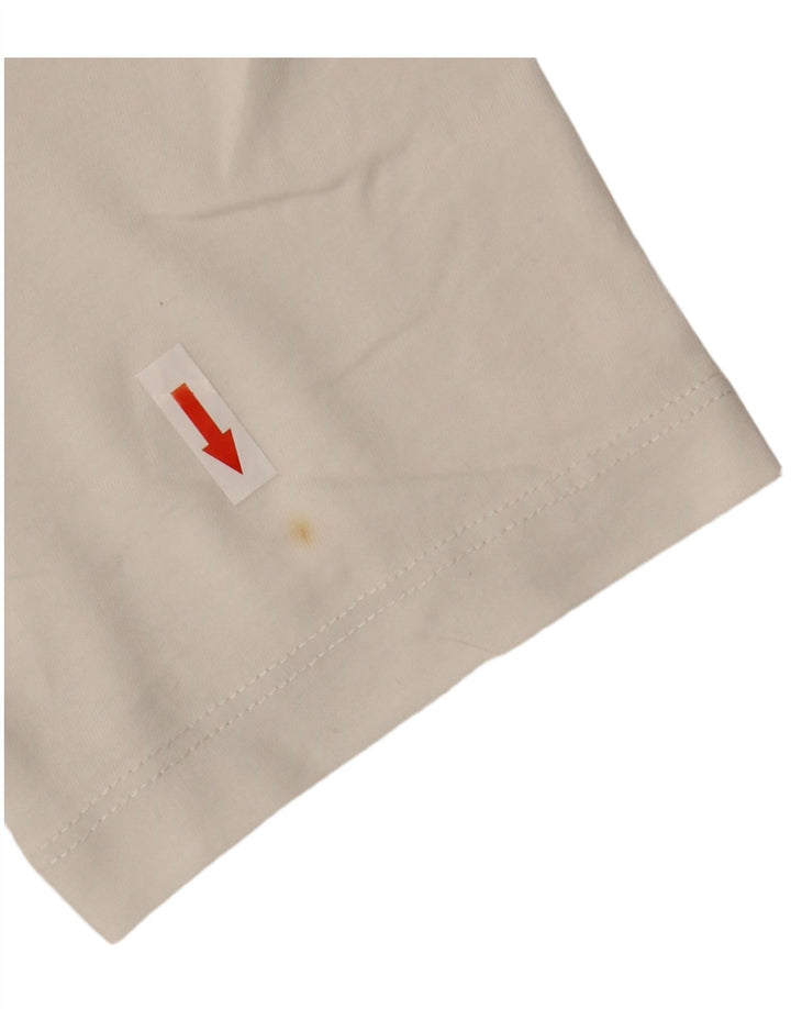 Nike grafisk t-shirt top til mænd, lille hvid bomuld