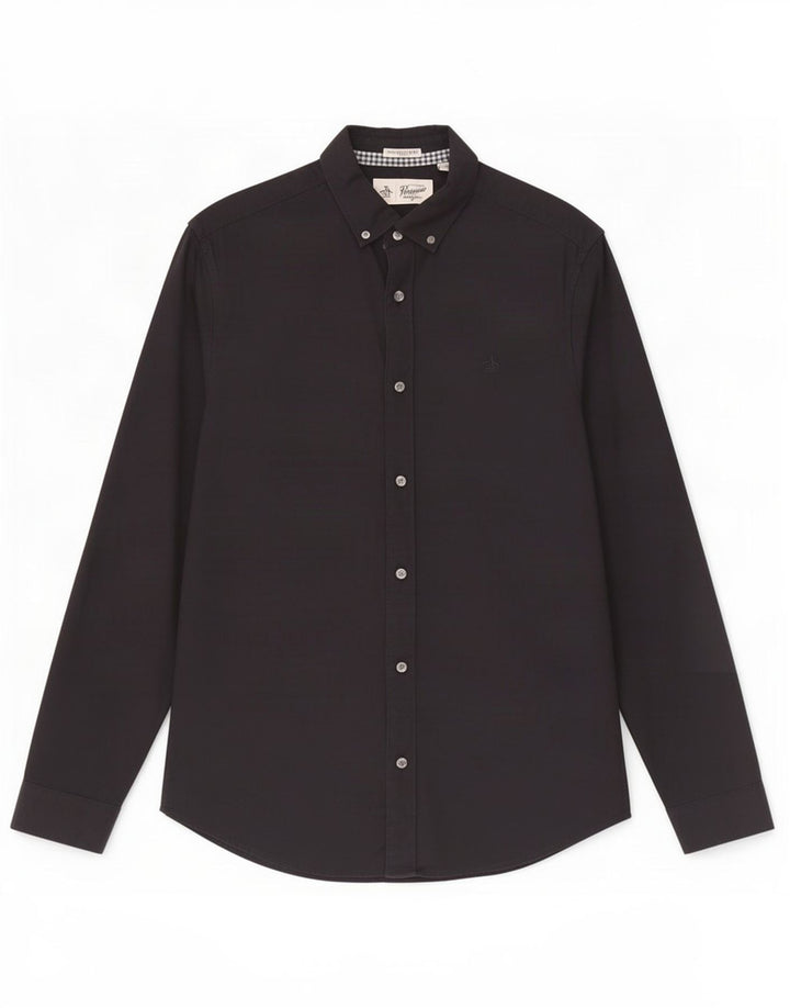 Penguin Heritage Slim Fit Skjorte Medium Marineblå Bomuld