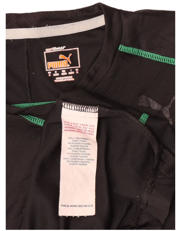 PUMA T-shirt top mellem sort polyester til mænd