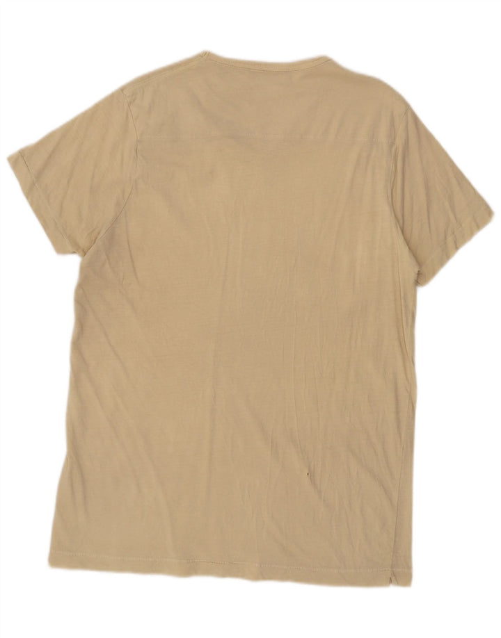 French Connection Herre T-Shirt Top XL Beige Bomuld