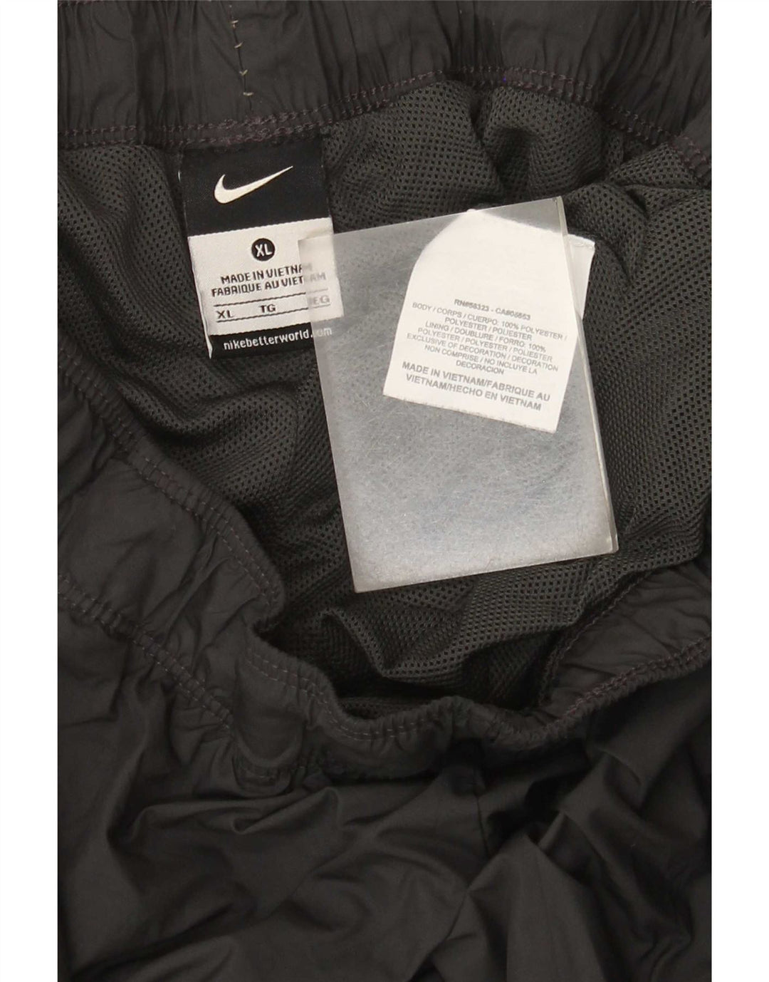 Nike Womens Crop træningsdragt Bukser UK 18 XL Grå Colourblock Polyester