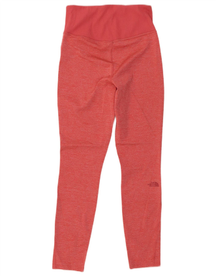 THE NORTH FACE Leggings til kvinder UK 8 Small Pink Flecked Polyester