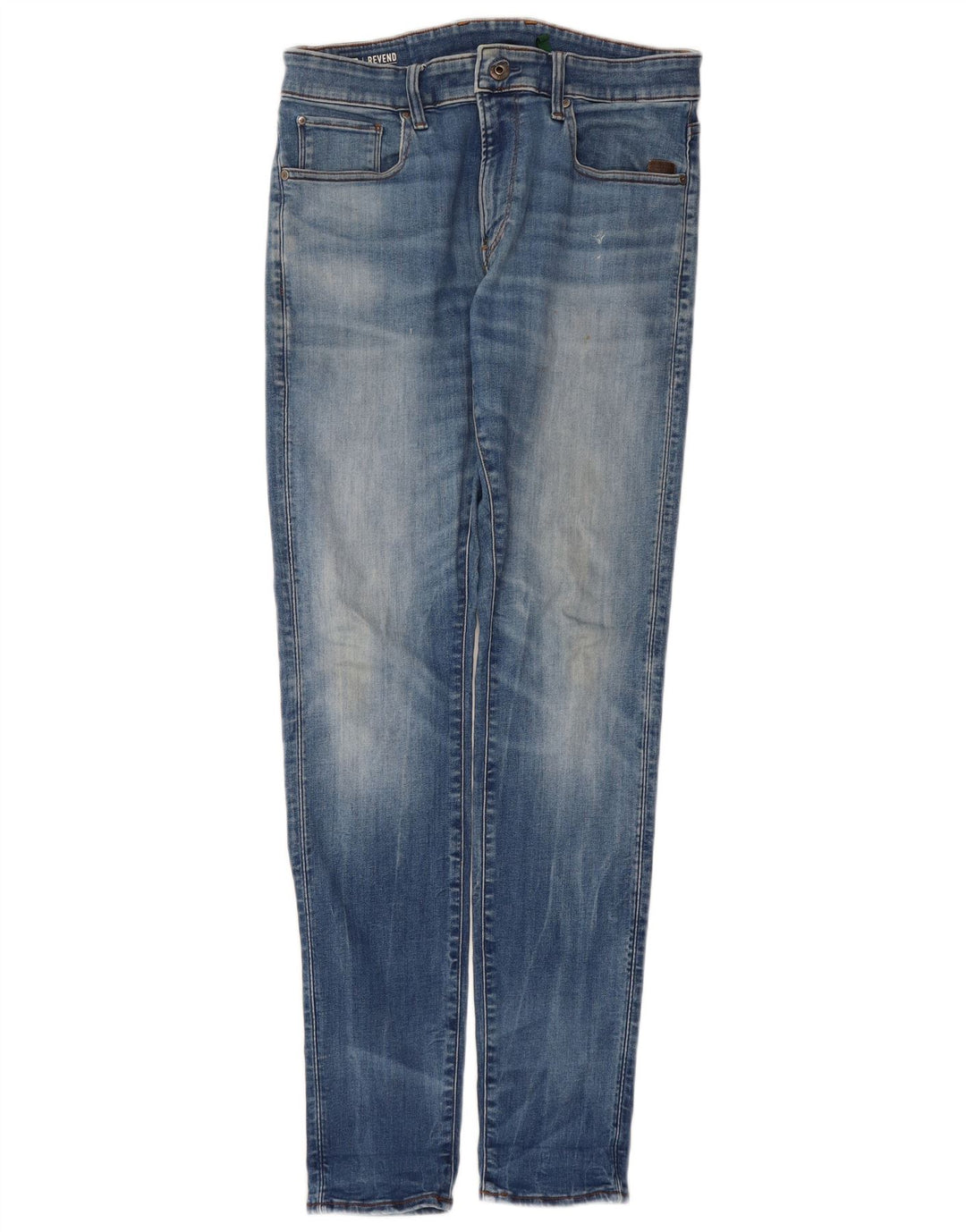 G-STAR Herre Revend Skinny Jeans W32 L34 Blå Bomuld