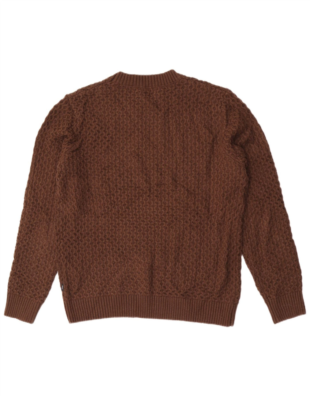 Jack & Jones Herre Crew Neck Jumper Sweater Stor brun akryl