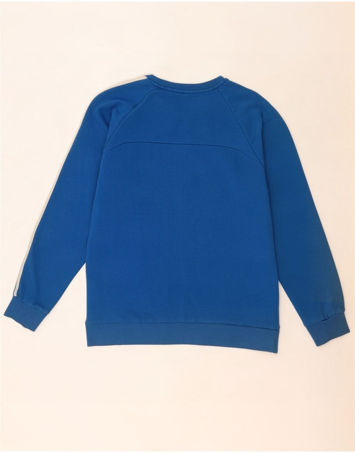 Adidas Sweatshirt til mænd, stor blå bomuld