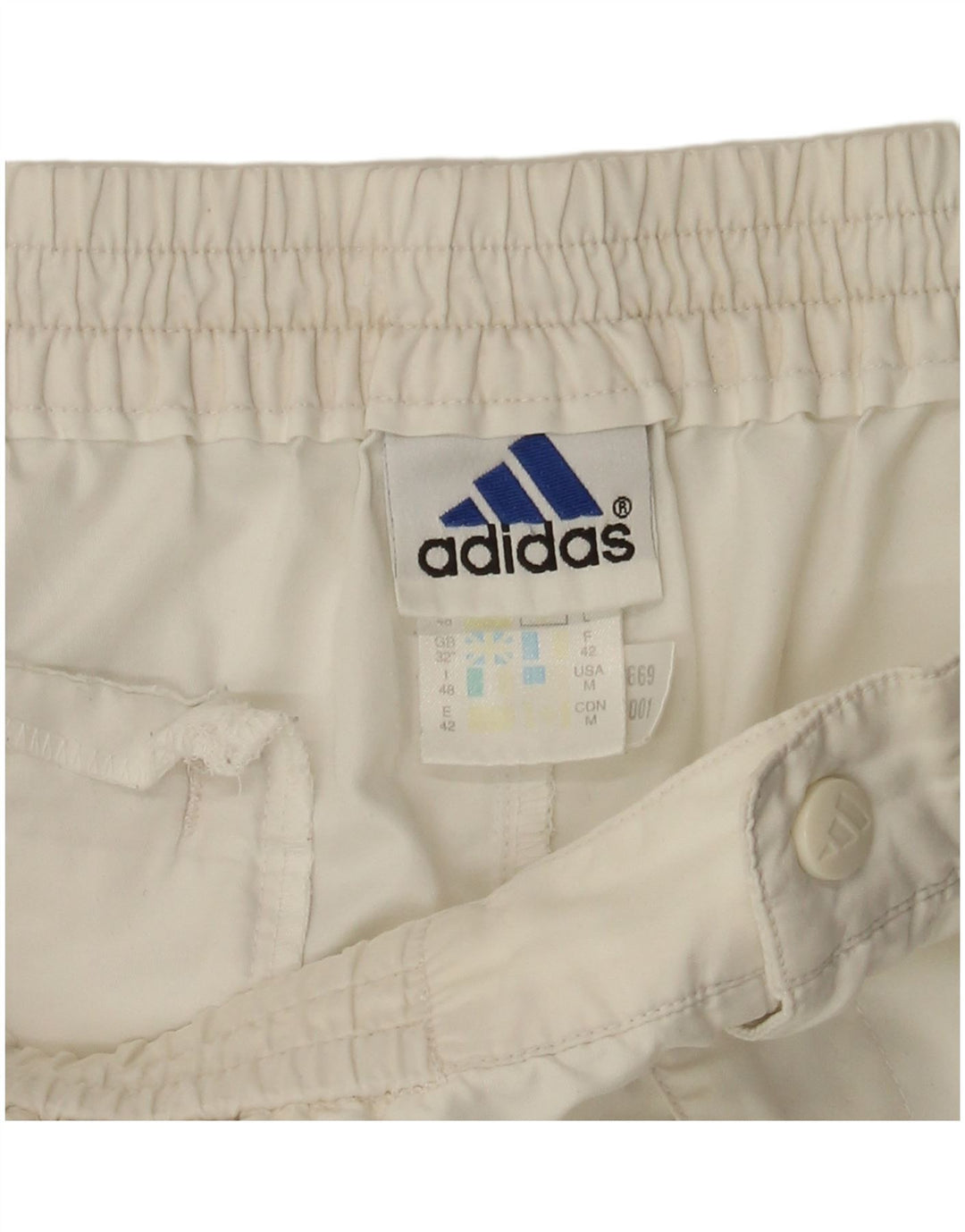 Adidas Badeshorts til mænd Medium White Polyester