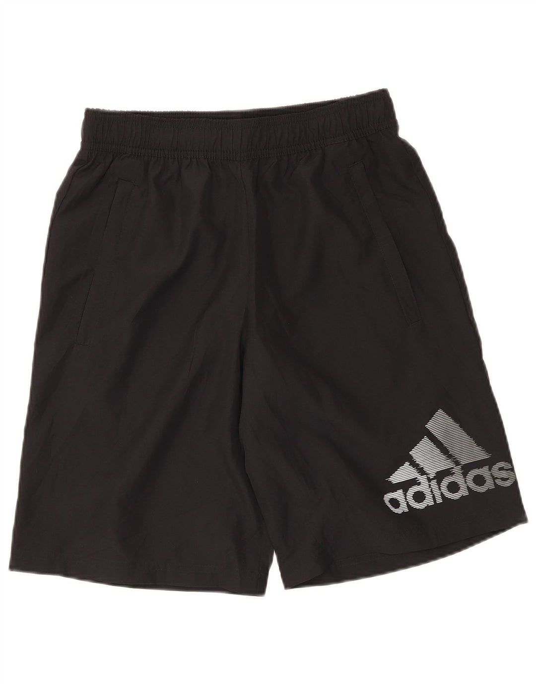 Adidas Herre Aeroready Graphic Sports Shorts Små sorte polyester
