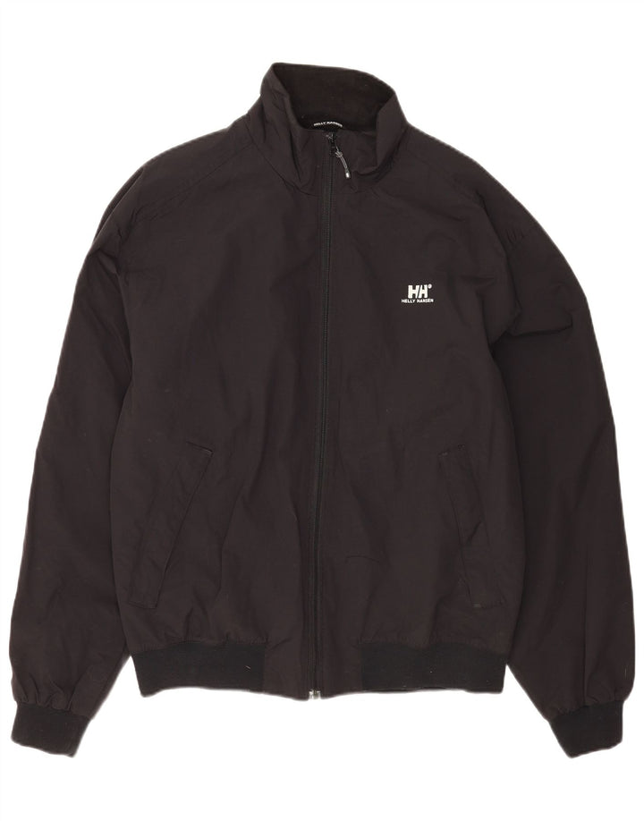 Helly Hansen Herre Bomber Jacket UK 40 Stor Sort Nylon