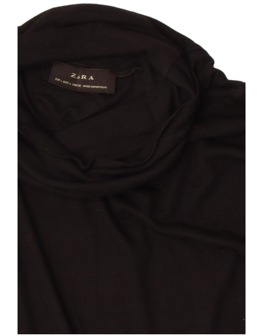 Zara Dame Top Langærmet UK 16 Large Sort