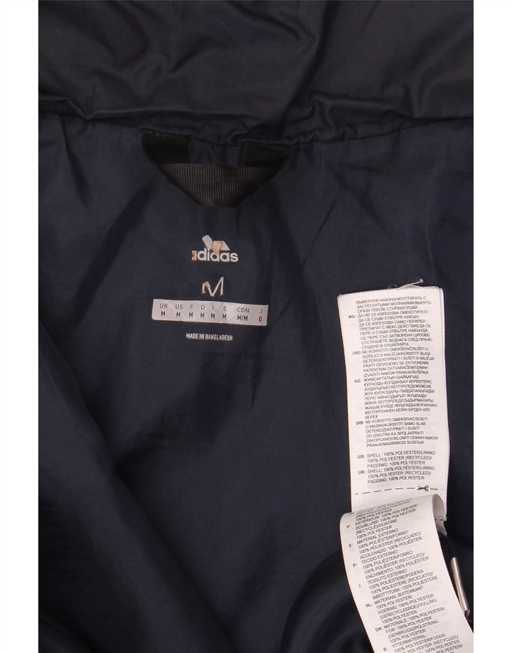 Adidas Polstret Herrejakke UK 38 Medium Navy Blue Polyester