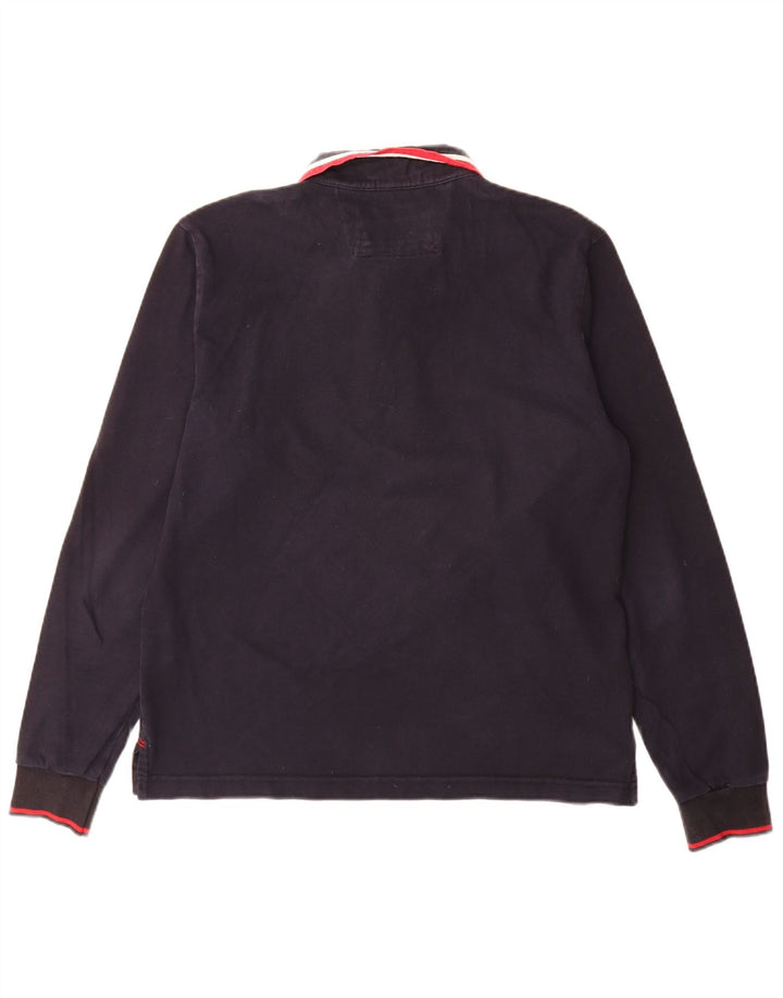 North Sails Herre langærmet poloshirt Medium Navyblå Bomuld