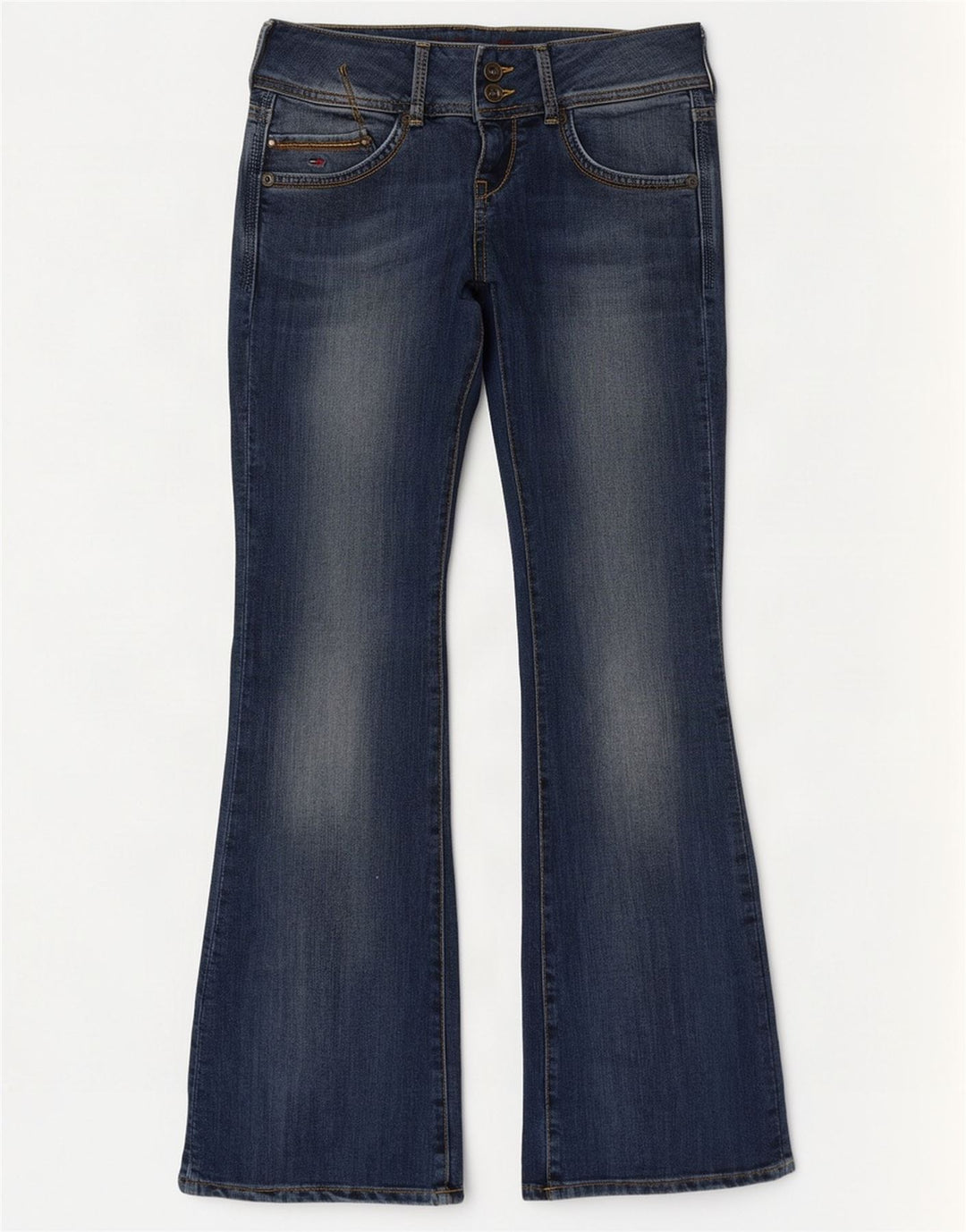 Tommy Hilfiger Dame Flared Jeans W29 L32 Blå Bomuld