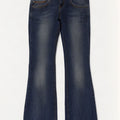 Tommy Hilfiger Dame Flared Jeans W29 L32 Blå Bomuld