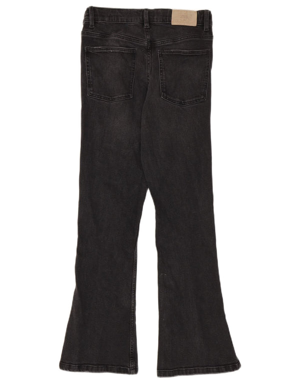 Zara Girls Flared Jeans 13-14 år W26 L28 Grå Bomuld
