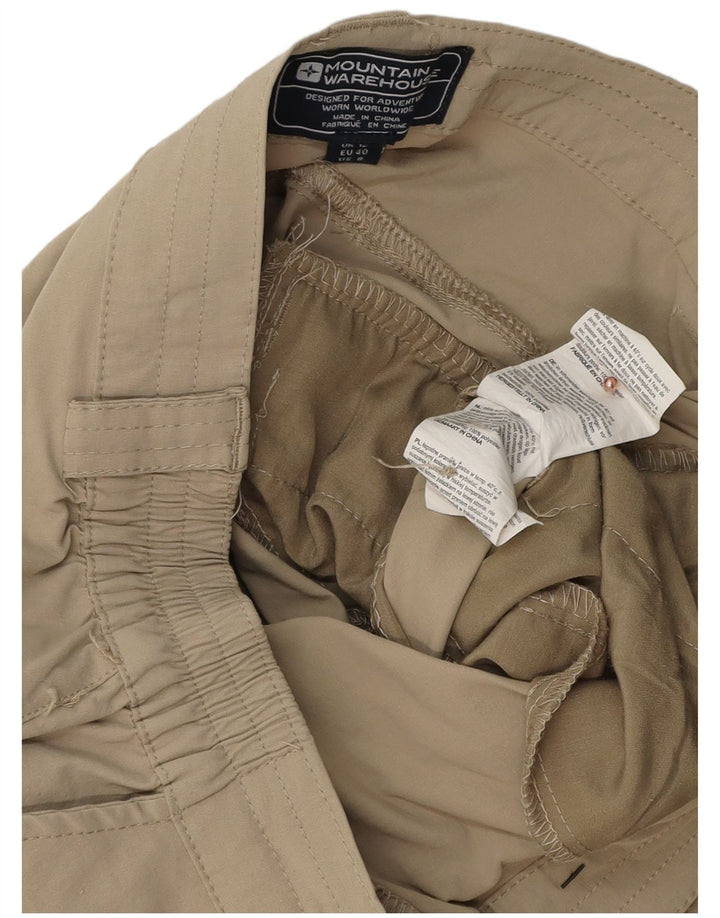 Mountain Warehouse Dame Cargo Capri Bukser UK 12 Medium W30 L19 Beige
