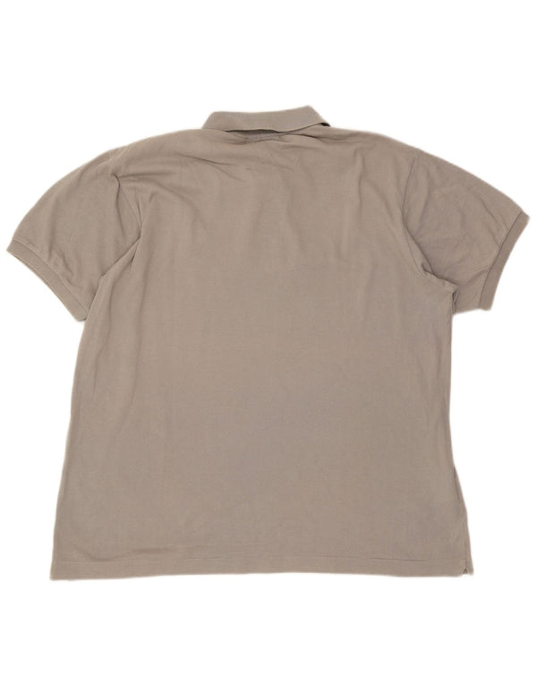 Lacoste Herre Classic Fit Polo Shirt Størrelse 6 XL Grå Bomuld