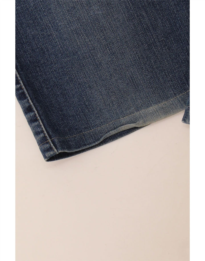 Wrangler Dame Flared Jeans W32 L32 Blå Bomuld