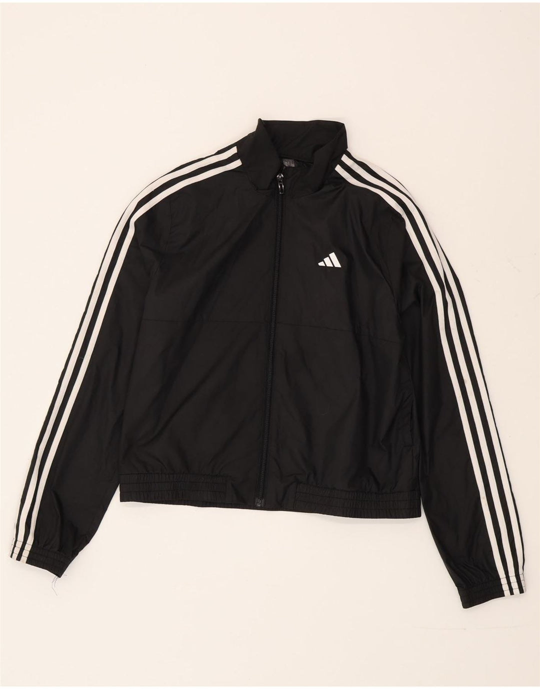 Adidas Pige Træningsdragt Topjakke 14-15 År Sort Polyester