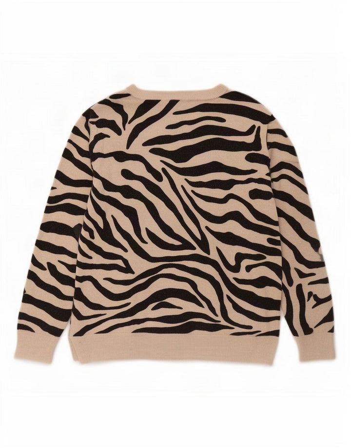 Marks & Spencer Dame Boat Neck Jumper Sweater UK 16 Large Beige