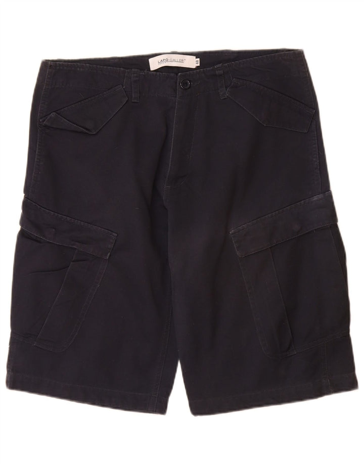 Lapo Galleri Herre Cargo Shorts IT 48 Medium W32 Marineblå Bomuld