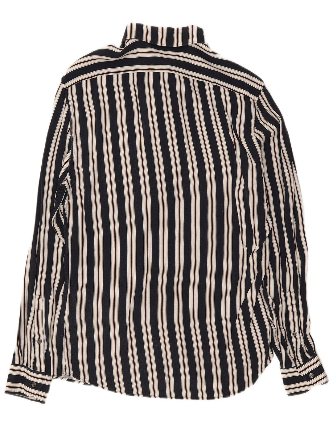 Reiss herreskjorte medium marineblå stribet viskose