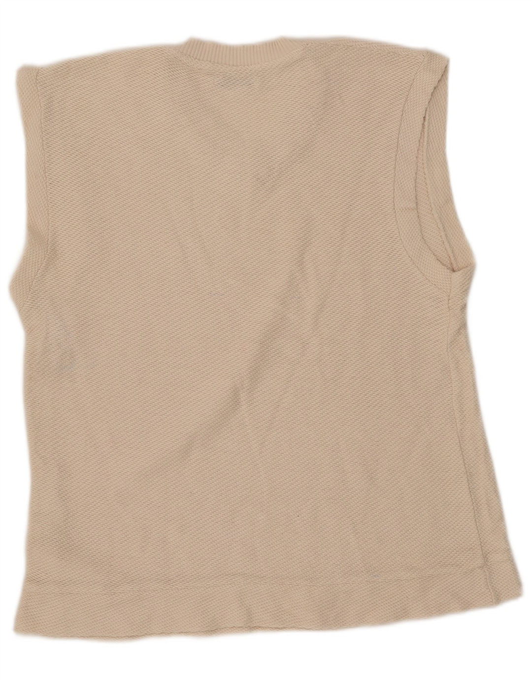 Zara Herrevest Tank Top Medium Off White Bomuld
