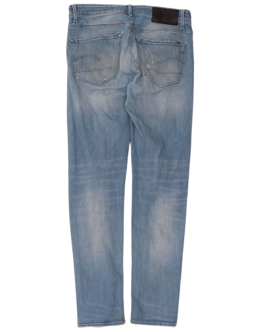 G-Star Herre 3301 Distressed Slim Jeans W34 L34 Blå Bomuld