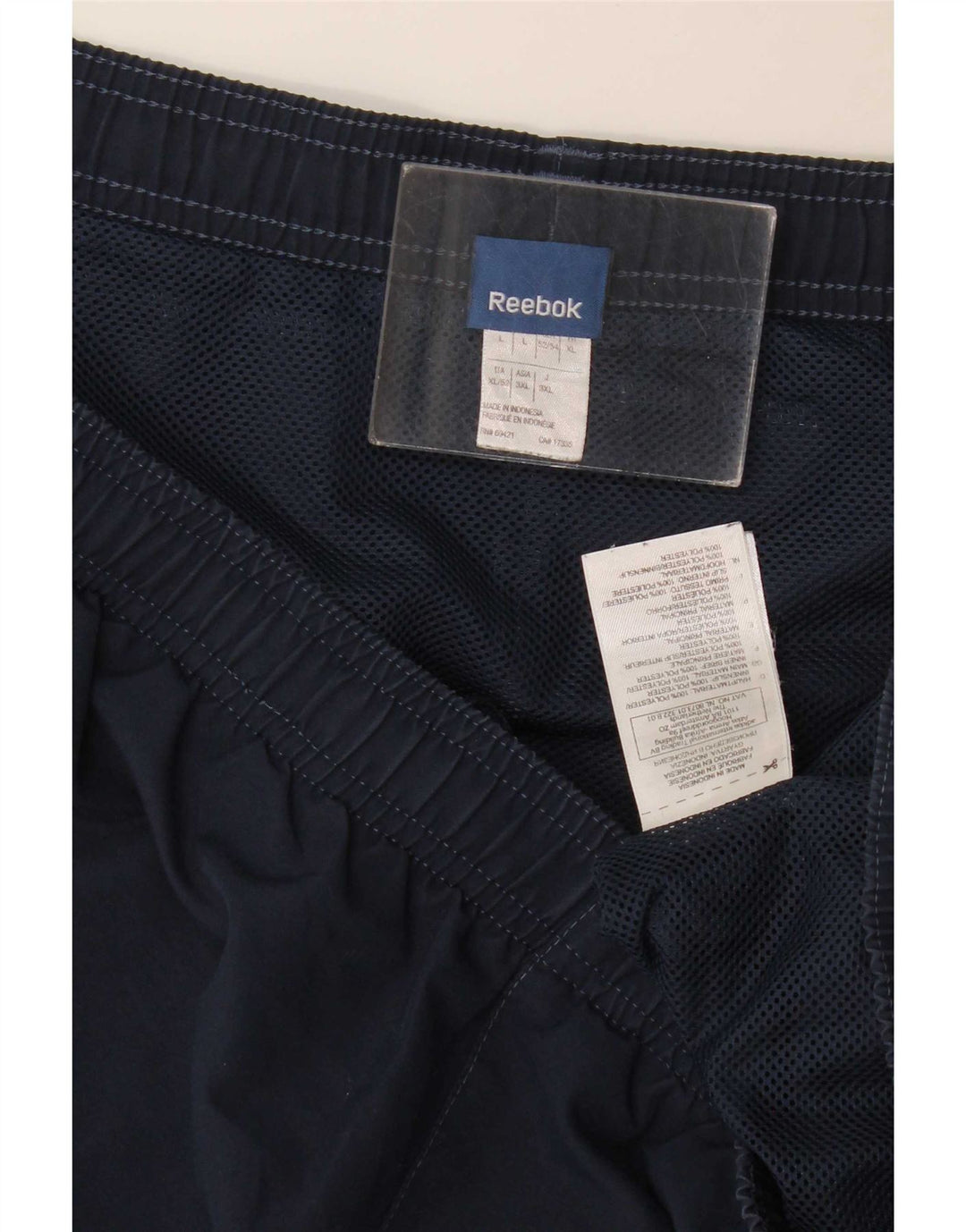Reebok Sportshorts til mænd store marineblå polyester